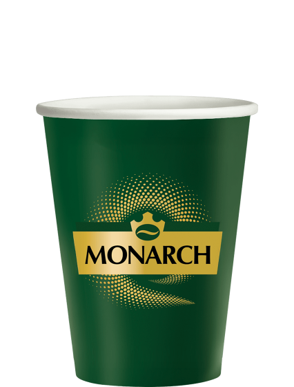 Стакан бумажный одноразовый Monarch 250 мл - 1
